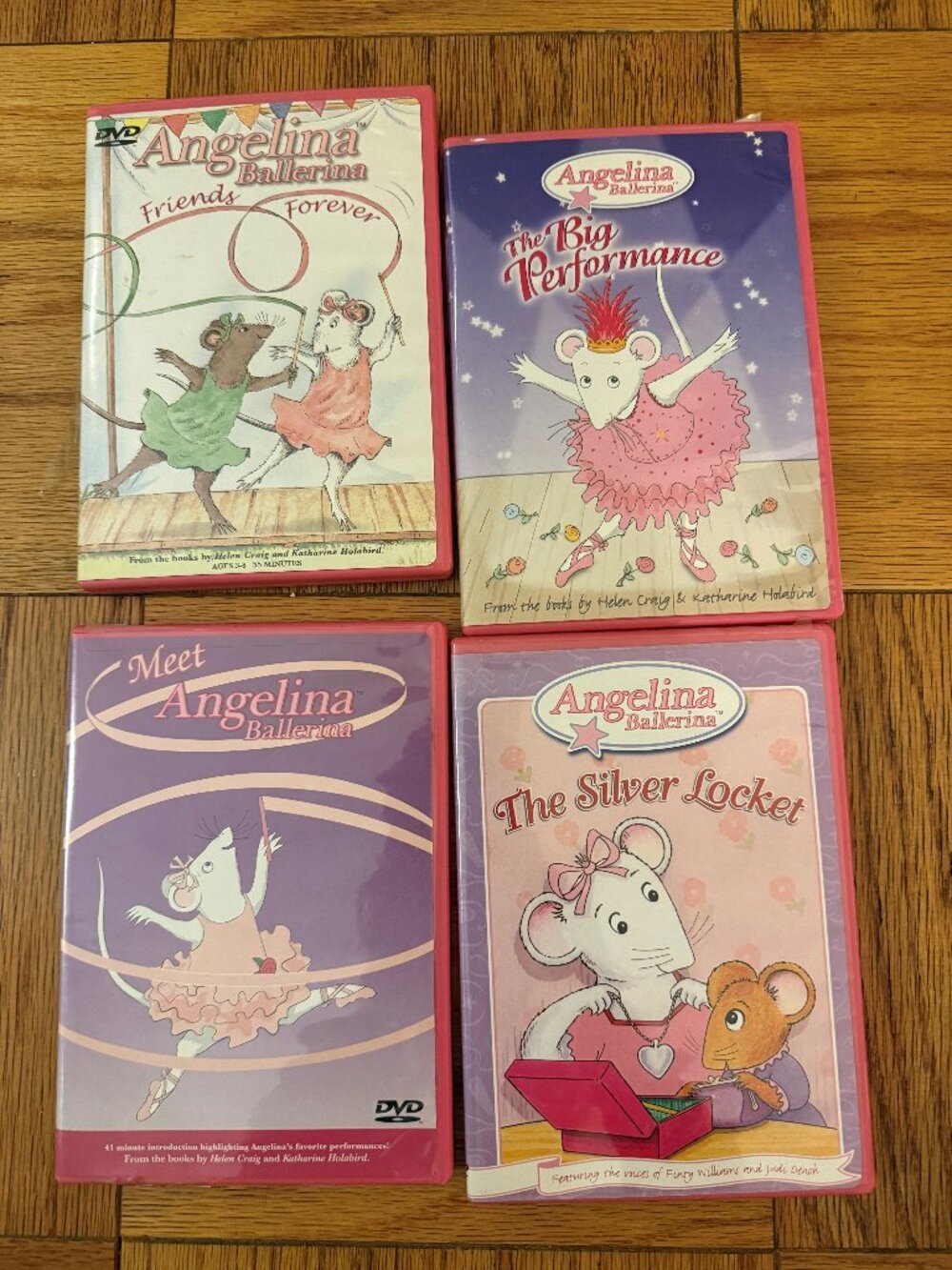 Angelina Ballerina 4 DVD Bundle